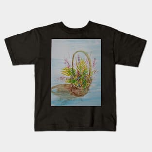 Flower Basket Kids T-Shirt